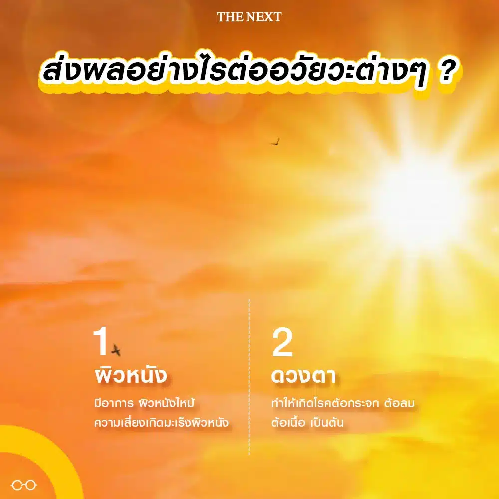 UV Index สูงขึ้น ส่งผลเสียยังไง?