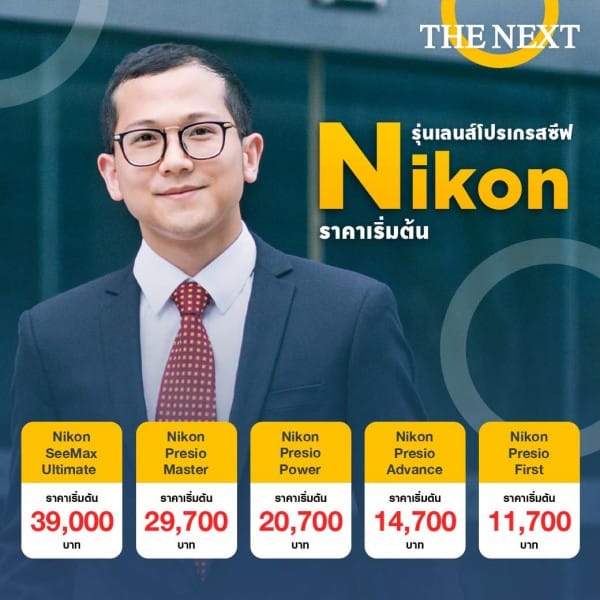 เลนส์โปรเกรสซีฟ Nikon ราคา
