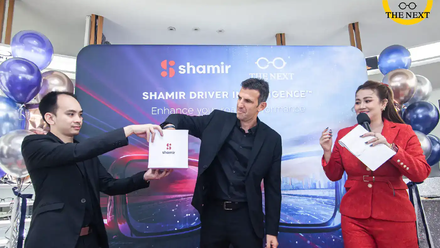 การเปิดตัว SHAMIR กับร้านแว่นตา THE NEXT